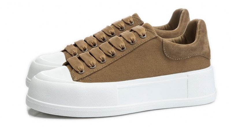 Giordano Sneaker Med Snörning För Kvinnor - Khaki