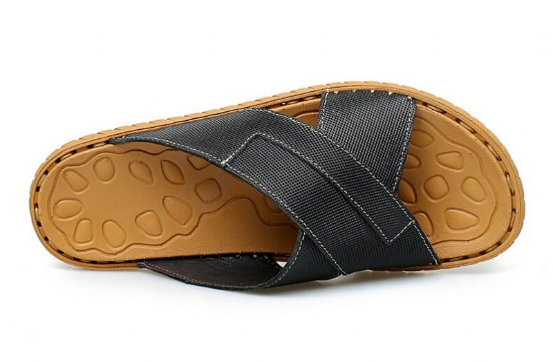 Giov Utomhus Flip Flop För Män - Brun