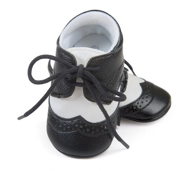 Giovani Baby Pojkar Oxford Casual Skor - Brun