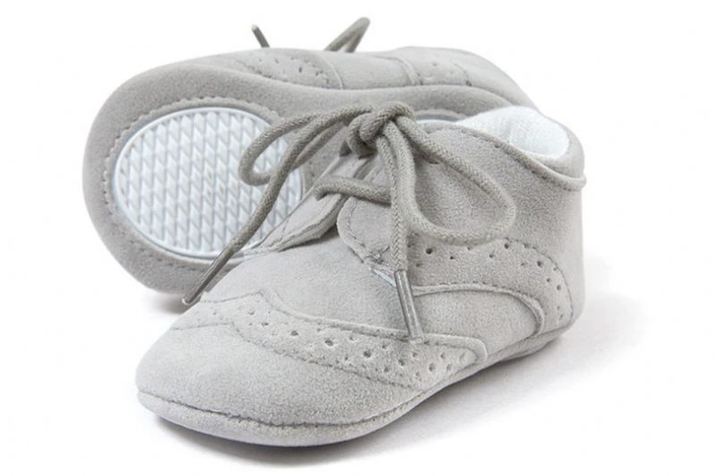 Giovani Baby Pojkar Oxford Casual Skor - Brun