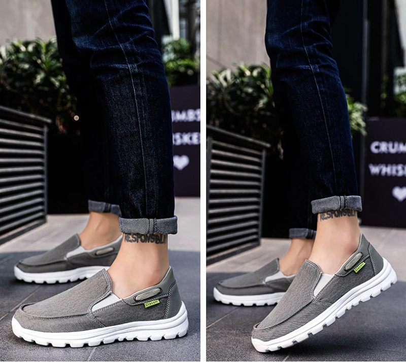 Giraldo Casual Loafers För Män - Grå