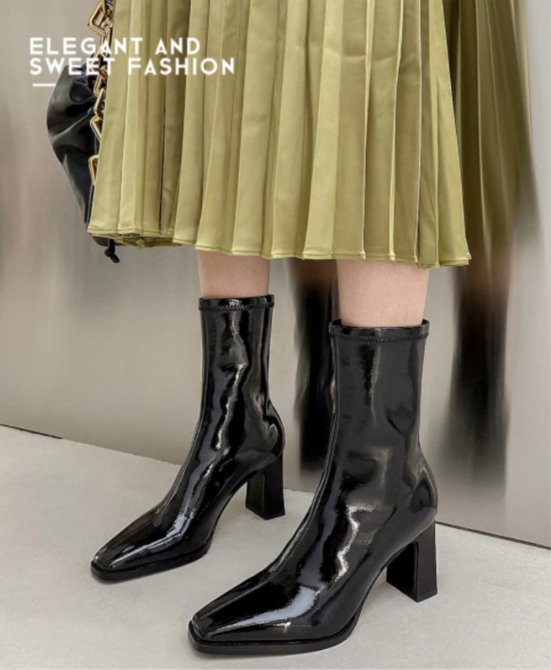 Girla Boots Mid Calf - Vit