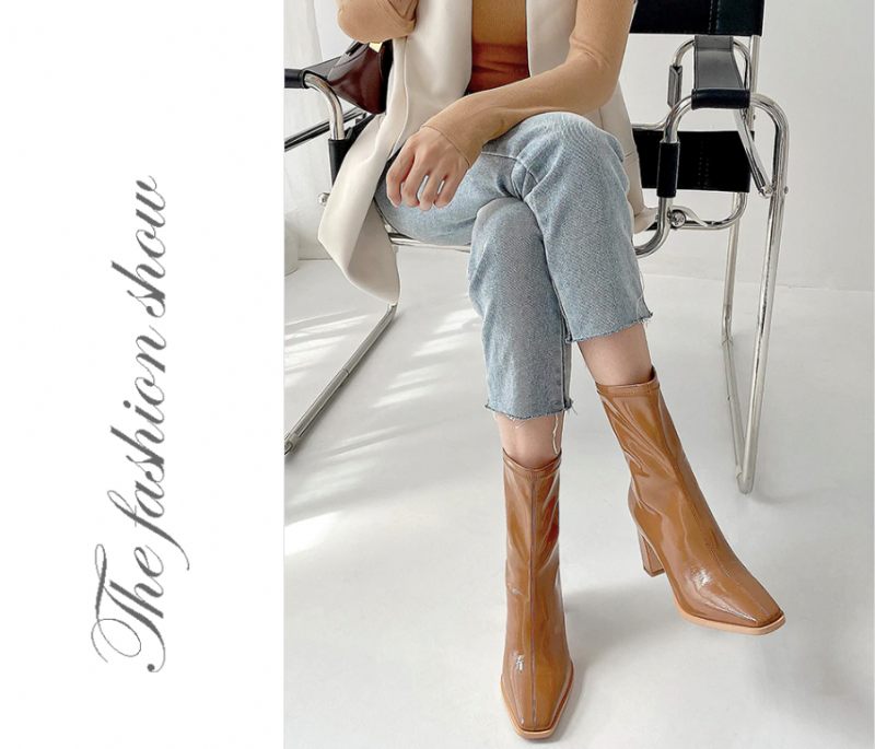 Girla Boots Mid Calf - Vit