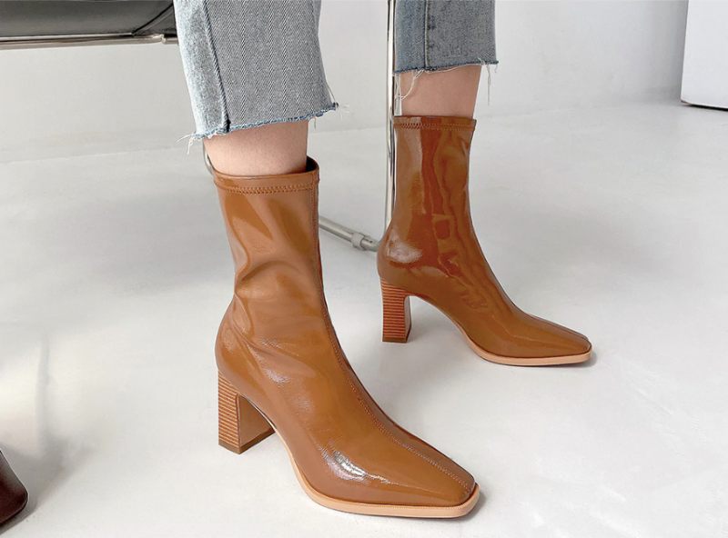 Girla Boots Mid Calf - Vit