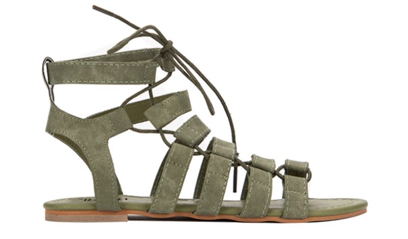 Gladiator Sandal För Kvinnor - Grå