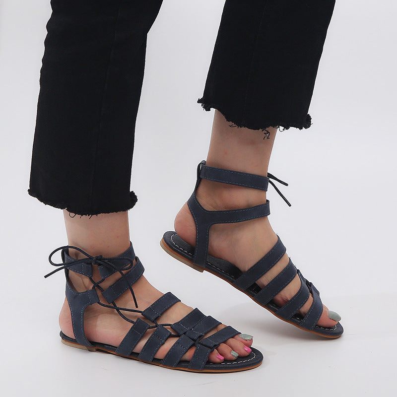 Gladiator Sandal För Kvinnor - Grå
