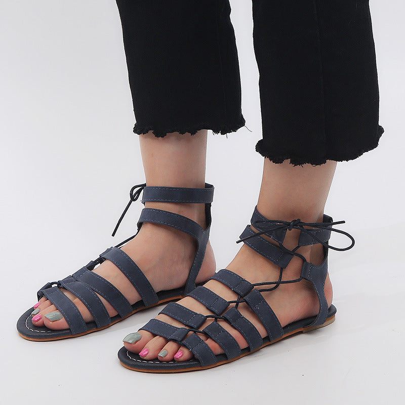 Gladiator Sandal För Kvinnor - Grå