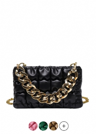 Glamour Small Crossbody-handväska I Läder För Kvinnor
