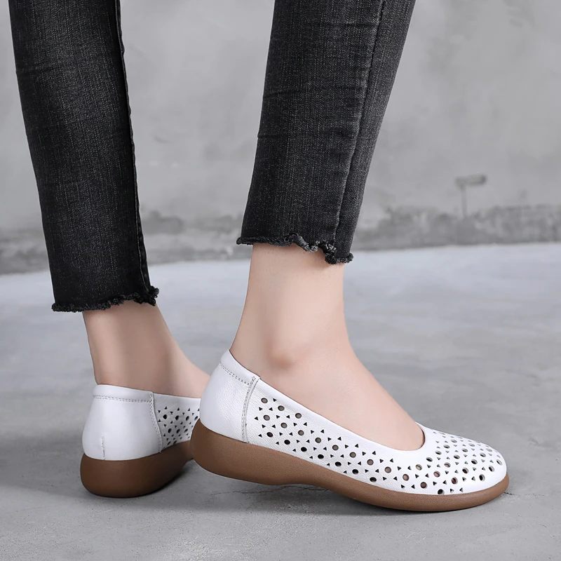 Gloria Slip-on Loafers För Kvinnor - Vit
