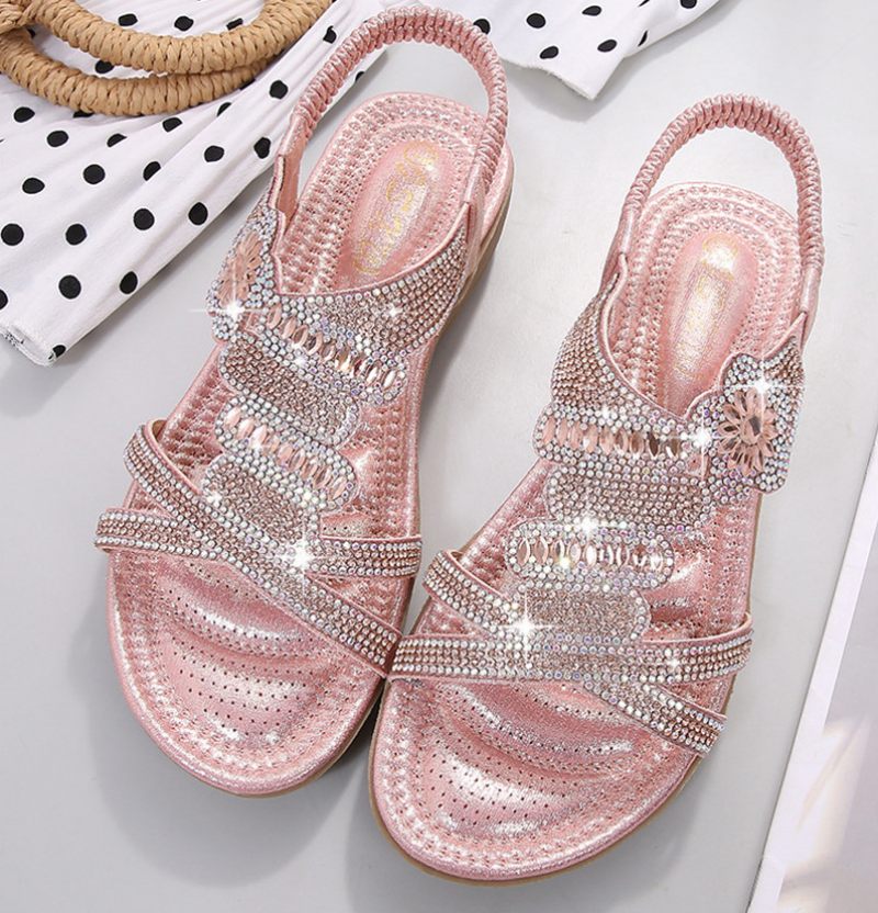 Gloriana Sandal För Kvinnor - Guld