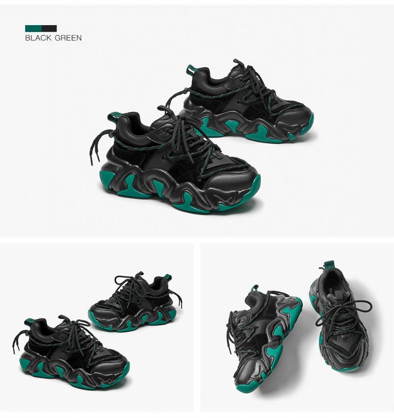 Godoy Sneaker I Syntetiskt Läder För Kvinnor - Grön