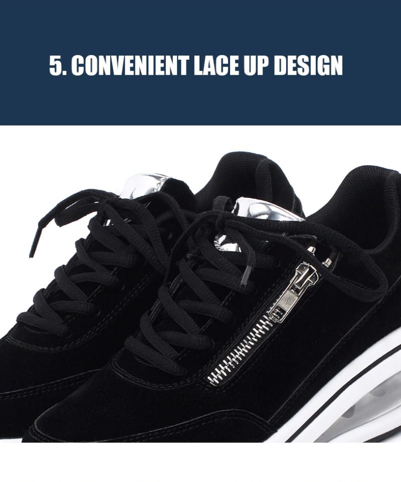 Gowalk Max Sneaker Platt Dam Med Plattformsskor - Svart