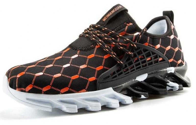 Gråa Herrsneakers - Vit