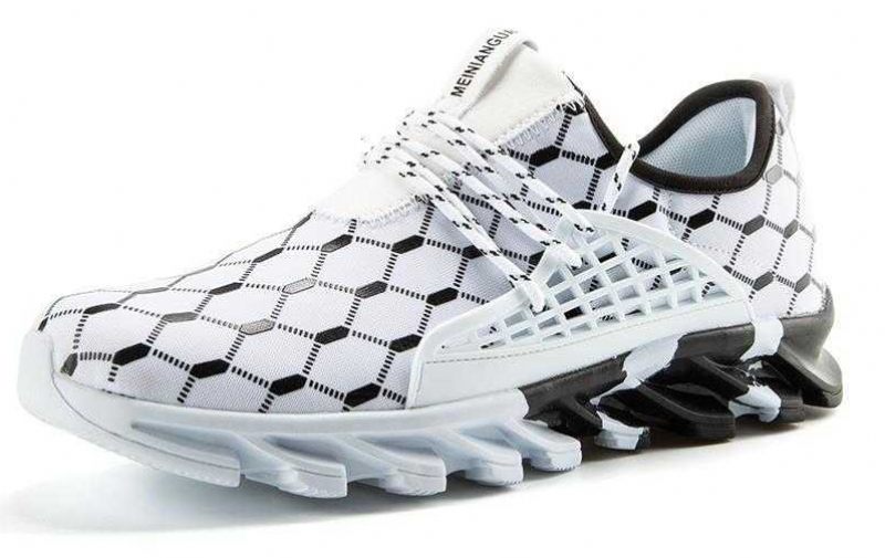 Gråa Herrsneakers - Vit