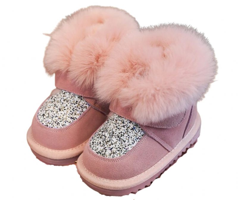 Graciela Flickors Snöstövlar - Rosa päls