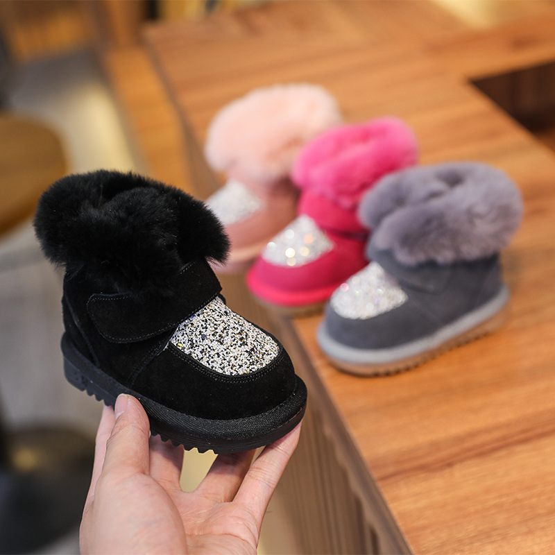 Graciela Flickors Snöstövlar - Rosa päls