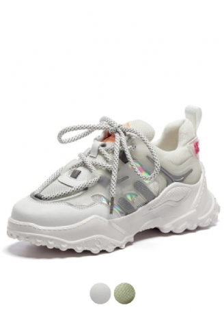 Grasso Sneaker Med Ventilerande Snörning För Kvinnor