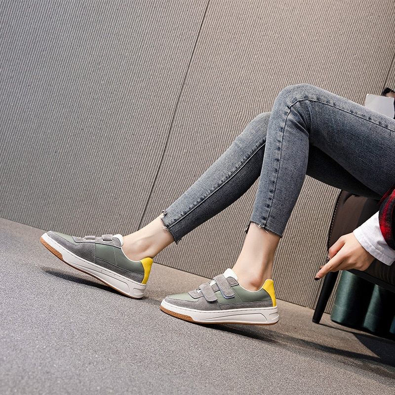 Greco Sneaker I Läder För Kvinnor - Beige