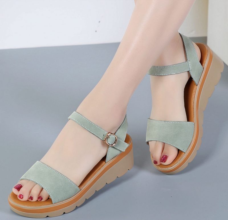 Grekland Casual Sandal För Kvinnor - Grå