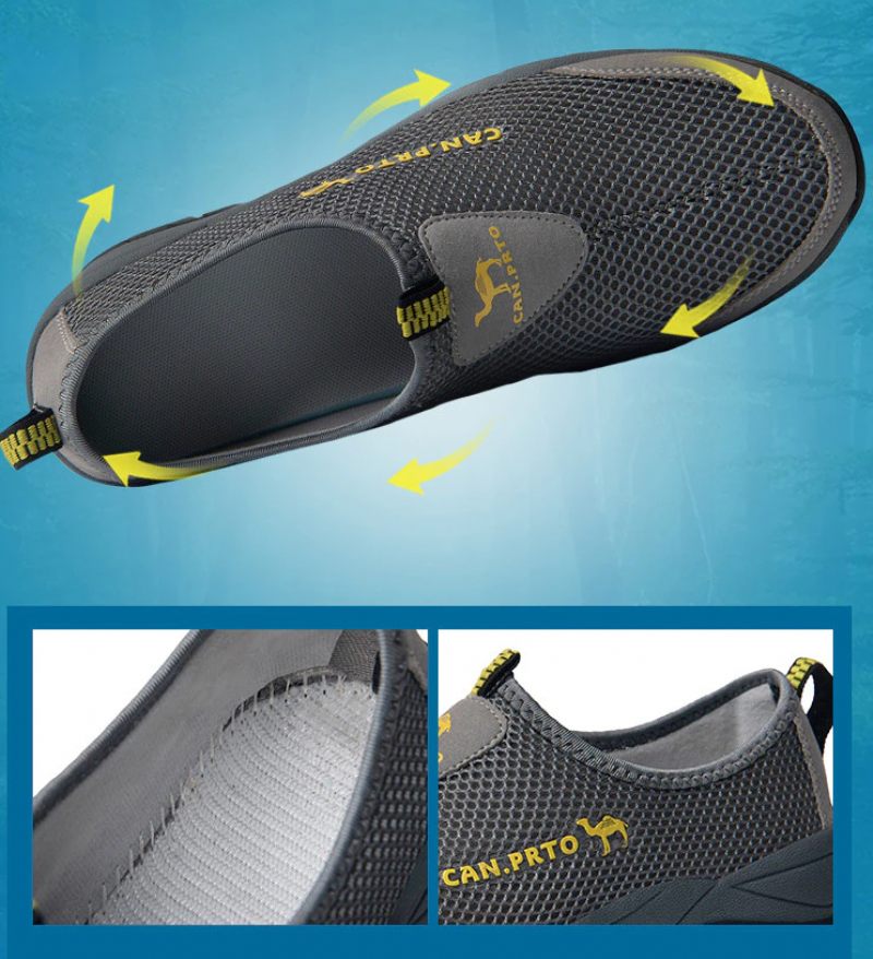 Grendel Lättviktssneakers För Män - Sand
