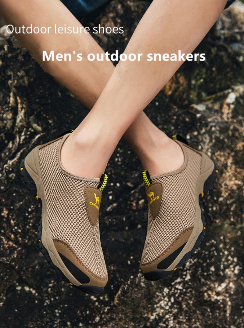 Grendel Lättviktssneakers För Män - Sand