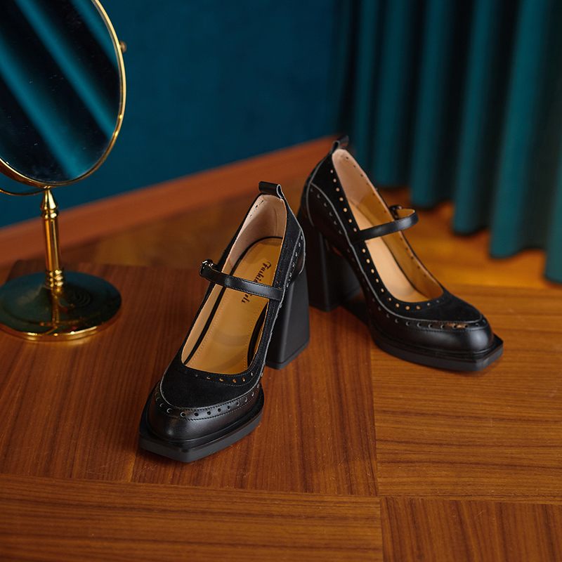 Greta Square Toe Pumps För Kvinnor - Aprikos