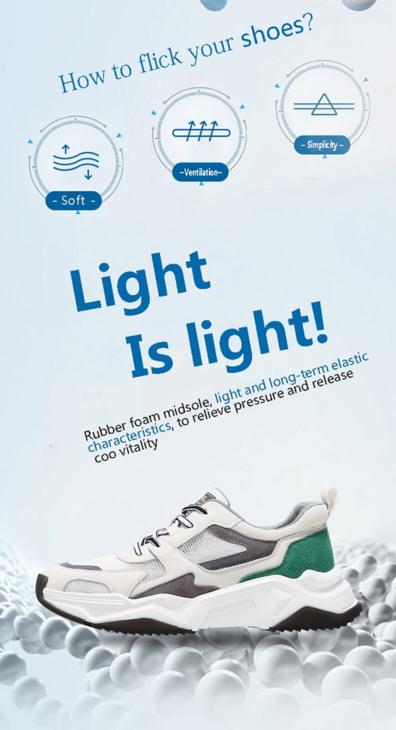 Greyber Casual Sneakers För Män - Vit