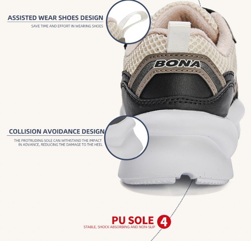 Gulu Pojkar Mode Sneaker - Beige