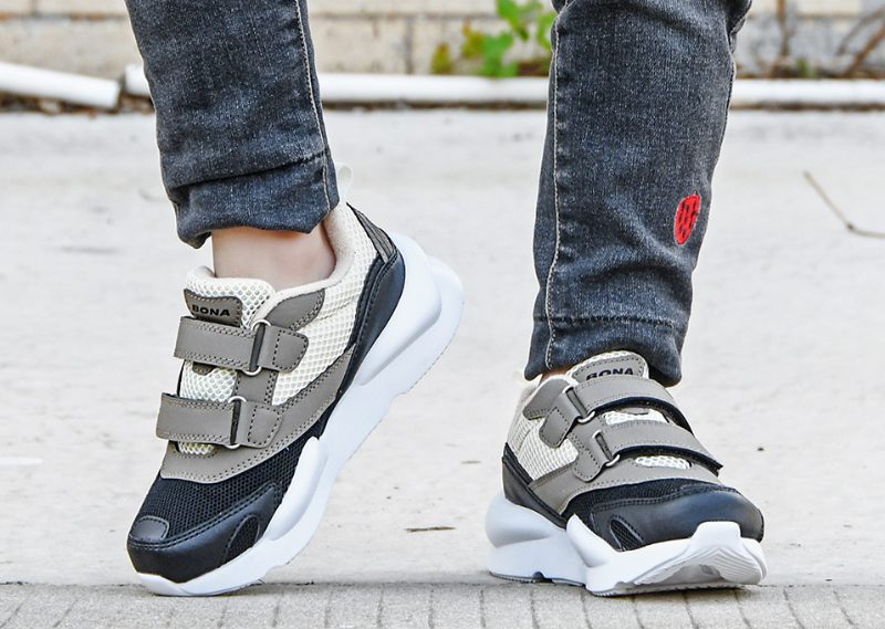 Gulu Pojkar Mode Sneaker - Beige