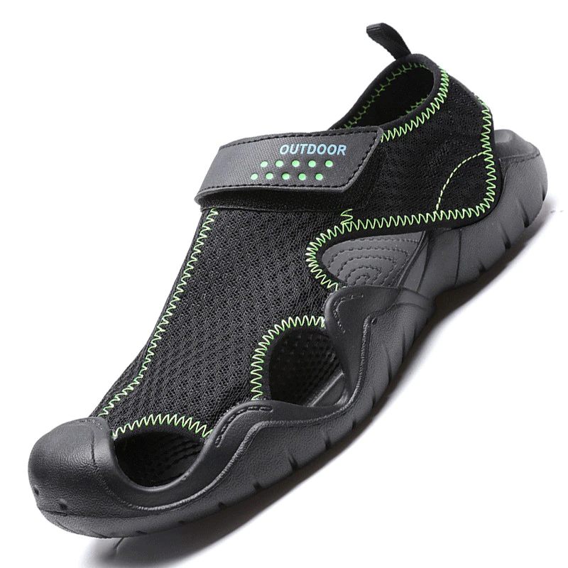 Gustav Herr Utomhus Sandaler - Svart