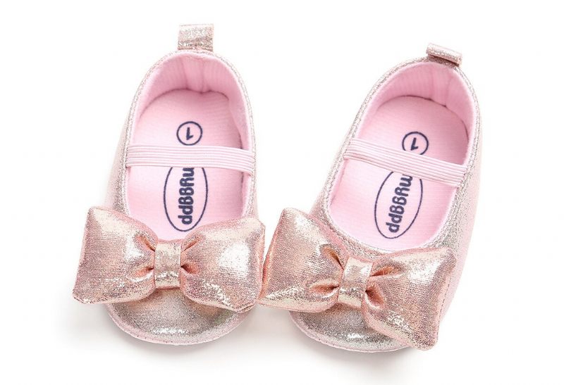 Gwen Baby Platta Skor För Tjejer - Rosa
