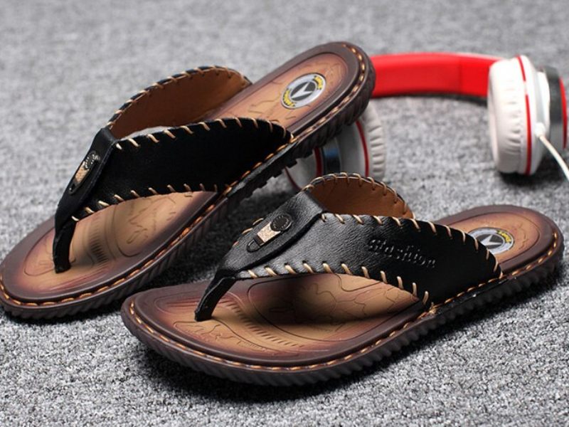 Gyan Casual Flip Flop För Män - Svart