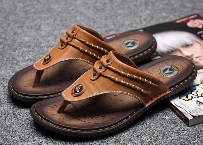 Gyan Casual Flip Flop För Män - Svart
