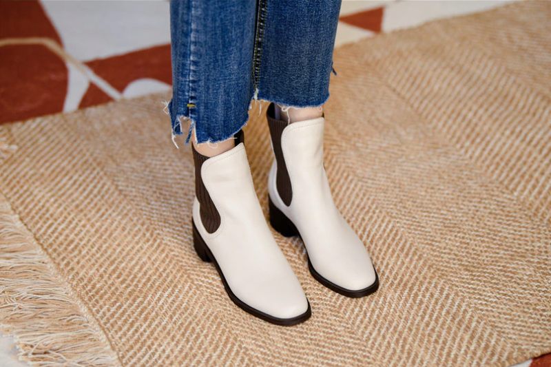 Halita Boots Ankelhöjd - Beige