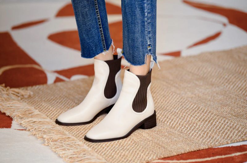 Halita Boots Ankelhöjd - Beige