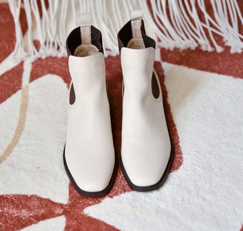 Halita Boots Ankelhöjd - Beige