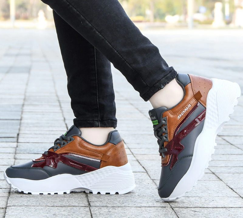 Hana Högkvalitativ Plattformsneaker För Kvinnor - Vit