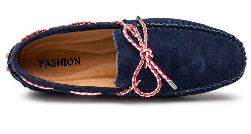 Hank Loafers För Män Casual Skor - Marinblå