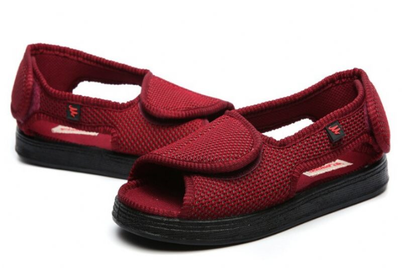 Hayley Sandal För Kvinnor - Vinröd