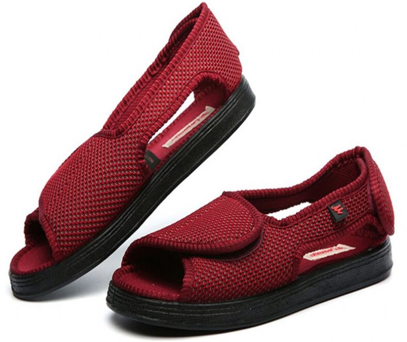 Hayley Sandal För Kvinnor - Vinröd