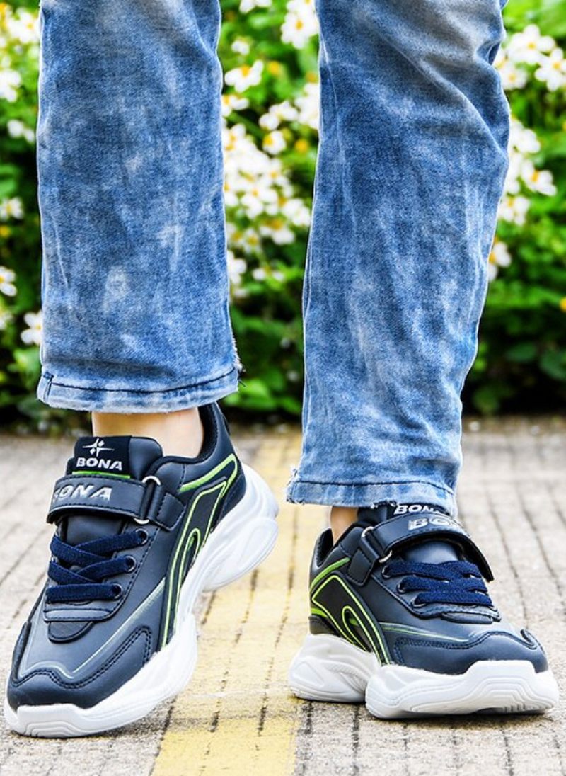 Hector Pojkar Casual Sneakers - Vit