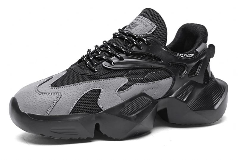Helius Lyxsneakers För Män - Grå