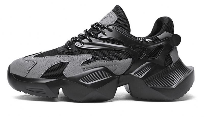 Helius Lyxsneakers För Män - Grå