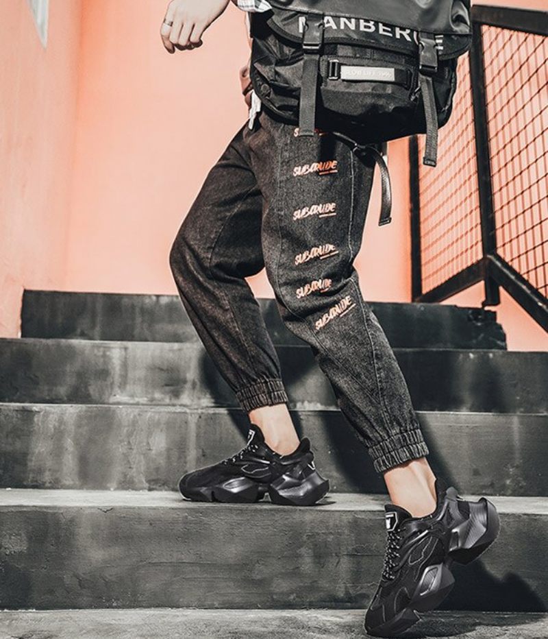 Helius Lyxsneakers För Män - Grå