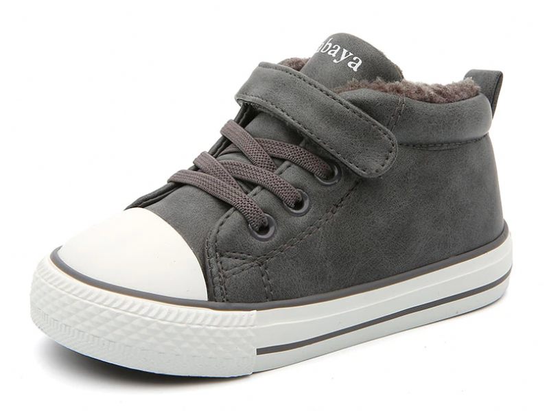 Hendri Baby Pojkar Höga Sneakers - Grå