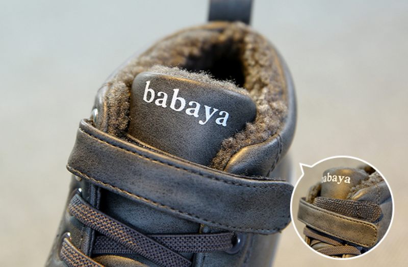 Hendri Baby Pojkar Höga Sneakers - Grå