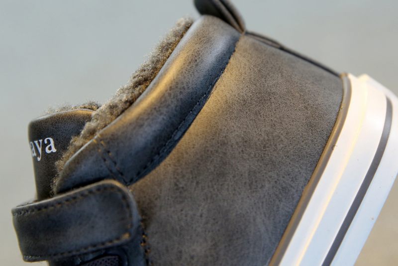 Hendri Baby Pojkar Höga Sneakers - Grå
