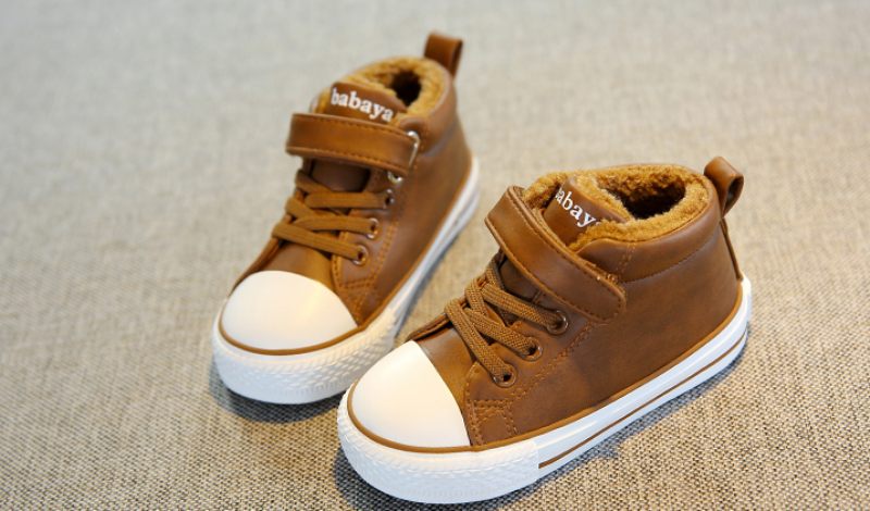 Hendri Baby Pojkar Höga Sneakers - Grå