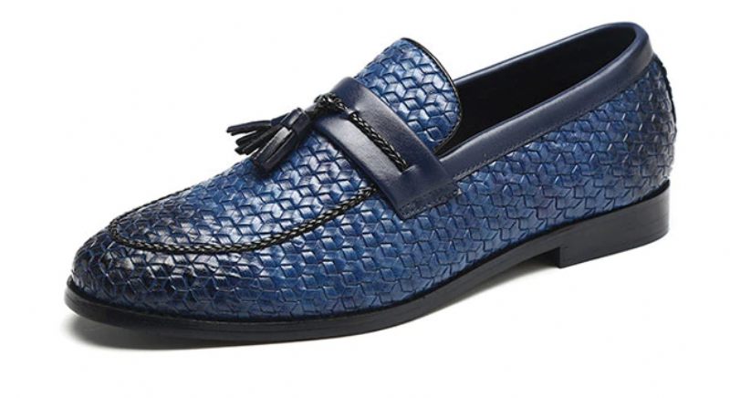 Hershel Loafers Klänning Skor För Män - Blå