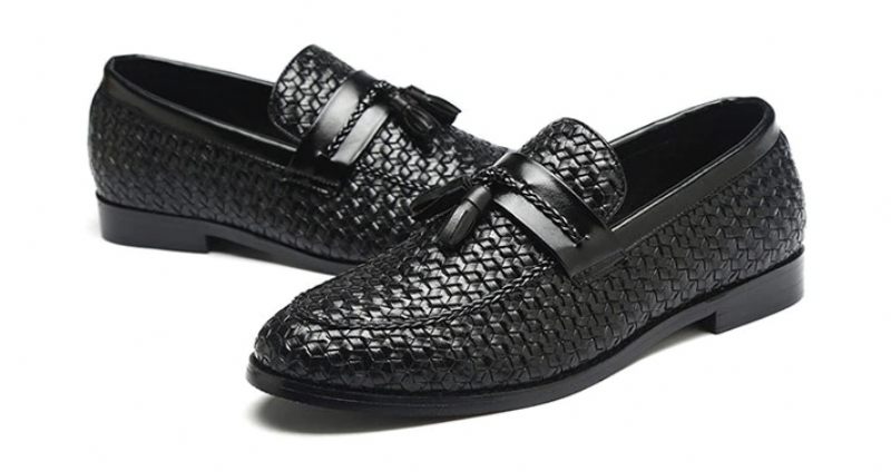 Hershel Loafers Klänning Skor För Män - Blå